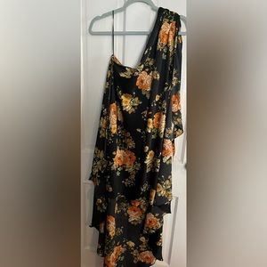 Large Lush one shoulder midi dress